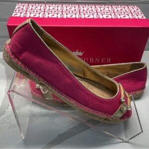 Elaine Turner pink flats